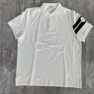 Moncler polo with sleeve details